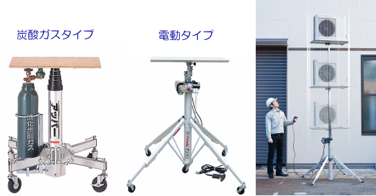 アッパー　リフト　電動リフト　ガスリフト　コンプレッサー　エアコン工事 コンセント 三重県 津市 赤塚空調 エアコン取付　エアコン取外し　エアコン移設　エアコン引越し 家庭用エアコン　業務用エアコン